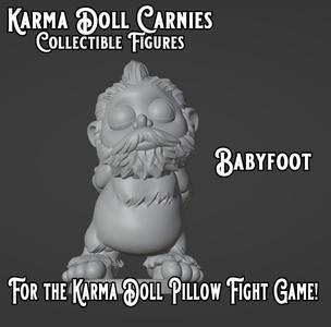 Karma Doll Pillow Fight Game Token: Babyfoot