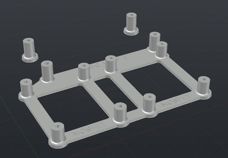 Anet A6(A8) Double/Dual Mosfet Holder