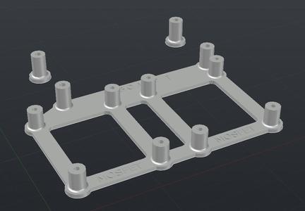 Anet A6(A8) Double/Dual Mosfet Holder