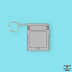 GAMEBOY CARTRIDGE KEYCHAIN