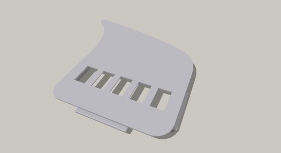 E36 Center Dash Panel Vent Delete 5 Switches
