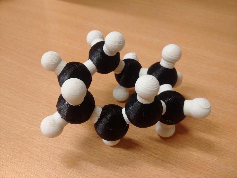 Isomers of cyclooctene - Dual color version