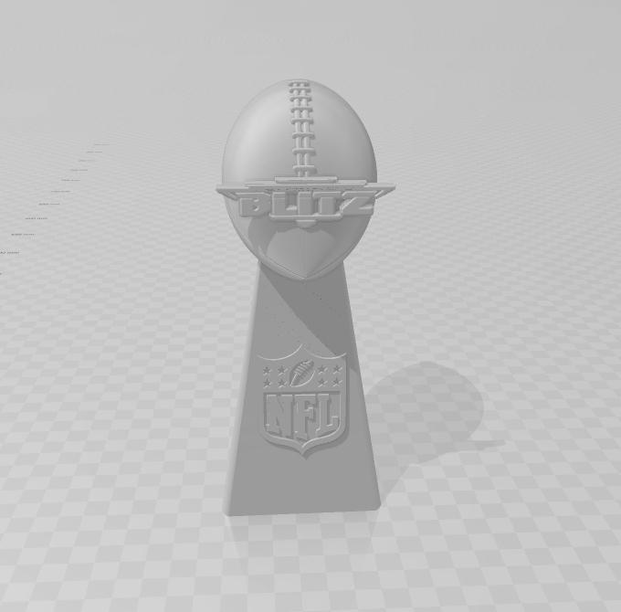 NFL Blitz Topper Arcade1Up Super Bowl Trophy Lombardi Superbowl
