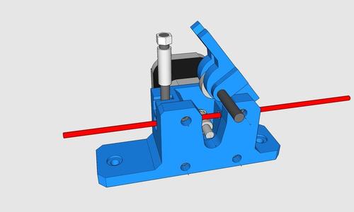 Vslot Bowden Feeder 3mm filament for CoreXY