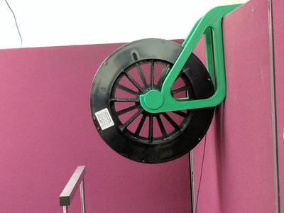 Large Spool Hanger for Office Cubicle
