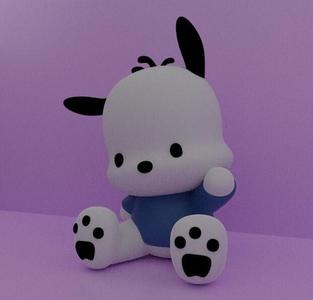 Pochacco - Hello kitty  Statue