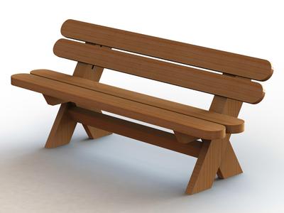 Outdoor Chair with Backrest