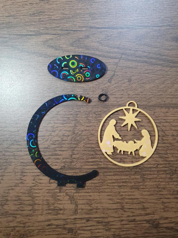 FLEXIBLE CHRISTMAS ORNAMENT STAR 2025