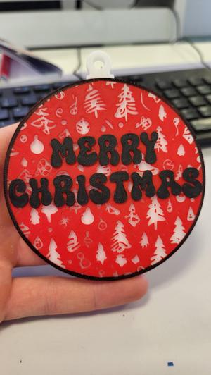 Christmas tree ornament merry xmass