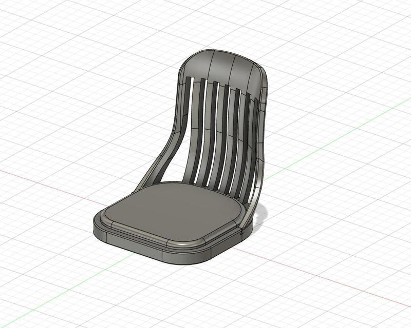 Seat for Douglas C-47 radio operator