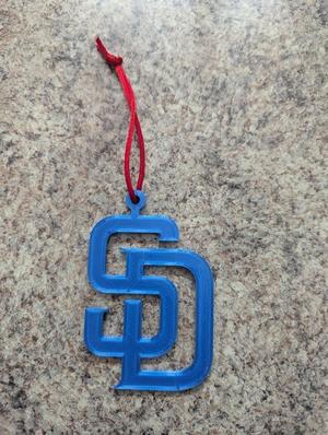 San Diego Padres Christmas Ornament