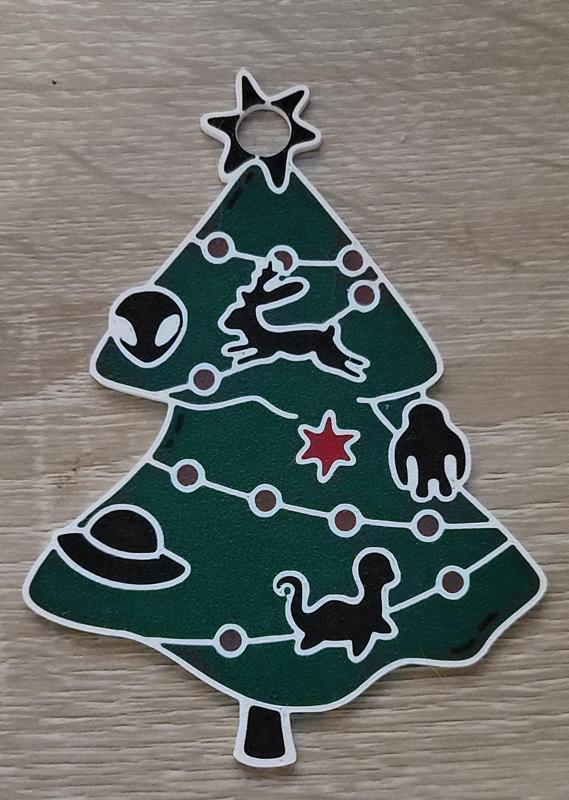 Cryptid Christmas Tree Ornament