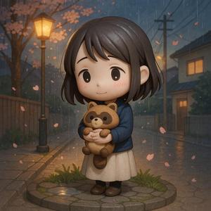 With You and the Rain – Chibi Diorama