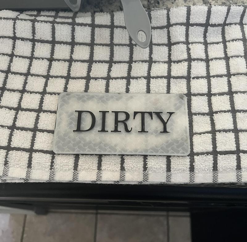 Dishwasher Kanban Card