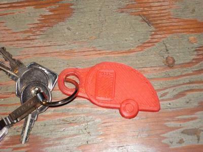 Teardrop Trailer Keychain