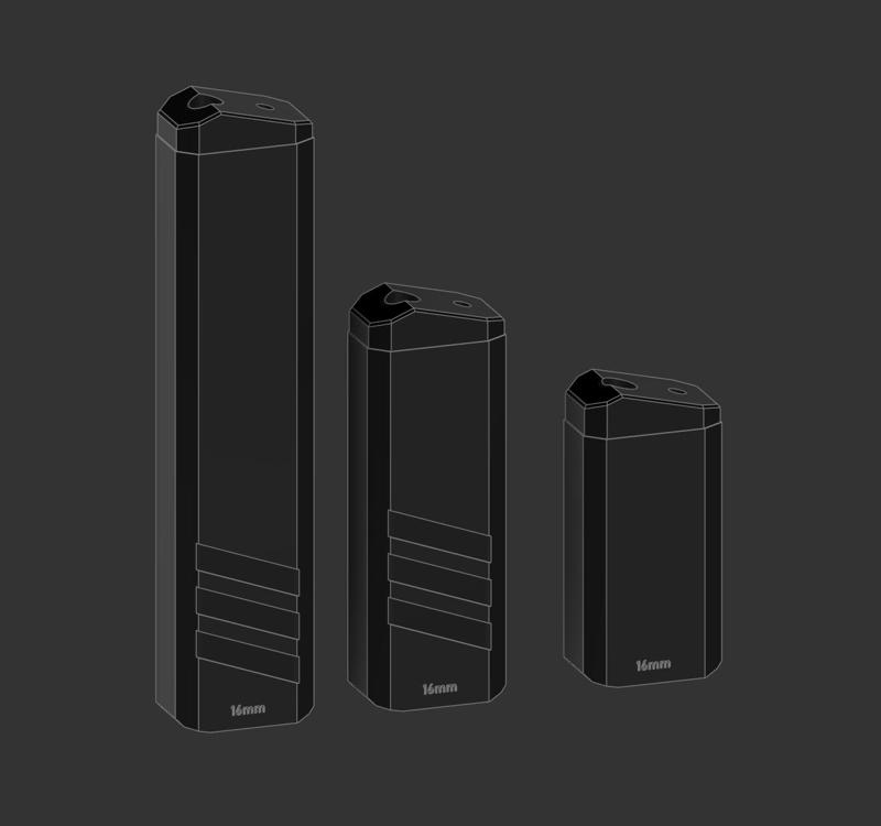 AIRSOFT SILENCER Modular Suppressor