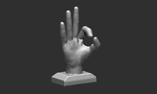 Hand sign okay, Hand sign okay, Hand sign okay