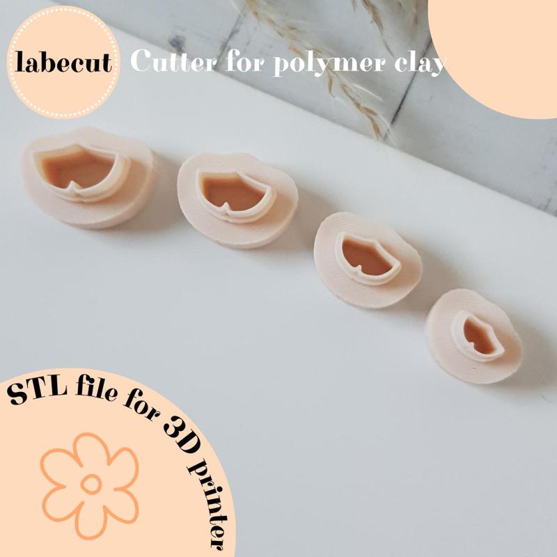 Mini Ginkgo polymer clay cutter