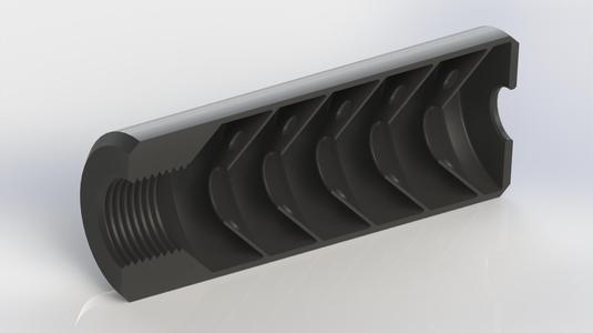 Basic silencer for airsoft replicas