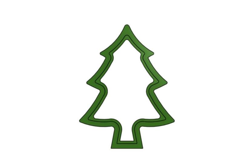 Christmas Tree Cookie Cutter 2