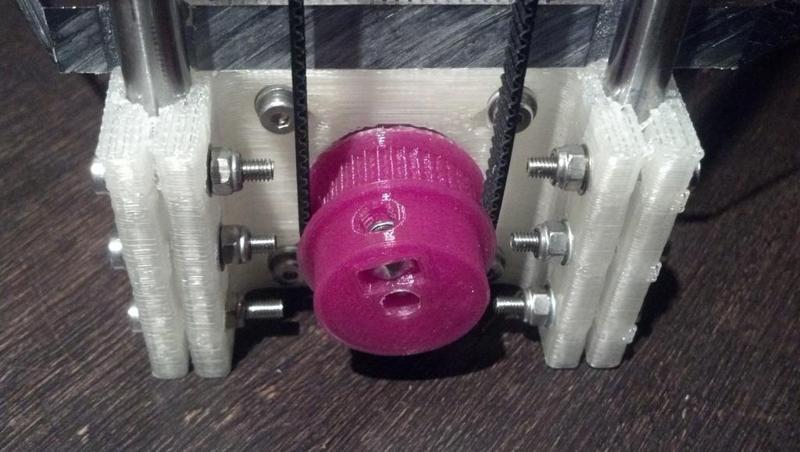 PLA printed gear for Rostock - 2mm pitch, GT2, 40t