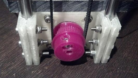 PLA printed gear for Rostock - 2mm pitch, GT2, 40t