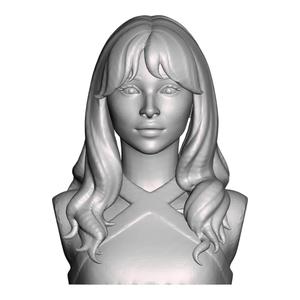 Sabrina Carpenter Bust HD 3D Print Model – Premium Fan Art Collectible