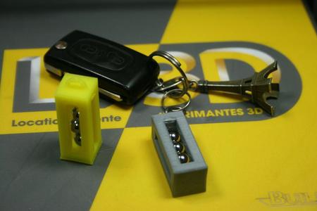Jeux de billes porte clef 