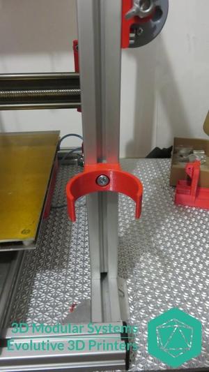 50mm Hair Spray holder for 3030 extrusion profiles