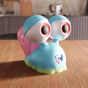 3D Cartoon Gary The Snail Figure STL File - 264