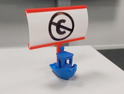 Benchy public domain sail