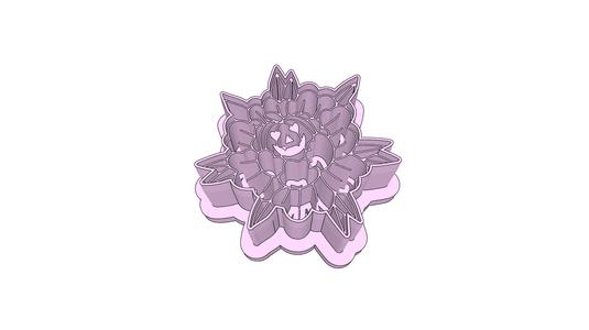 Flower Pumpkin Clay Cutter - 35mm