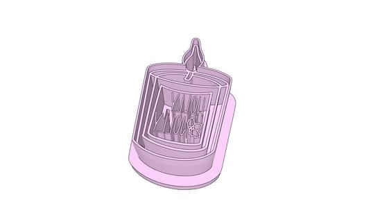 Holly Jolly Candle Clay Cutter - 34mm