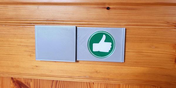 "Do not disturb sign