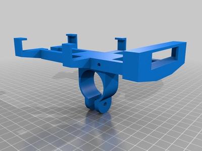 Customizable phone holder on bike