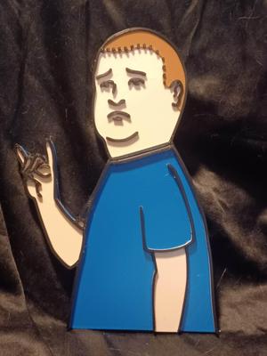 Bobby Hill "Rock On" 3d Wall Art - King of the Hill