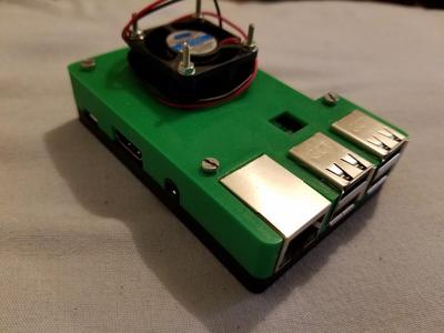 Raspberry pi 3 b Case with fan