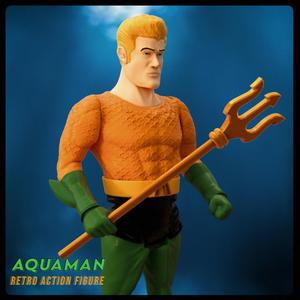 AQUAMAN RETRO ACTION FIGURE