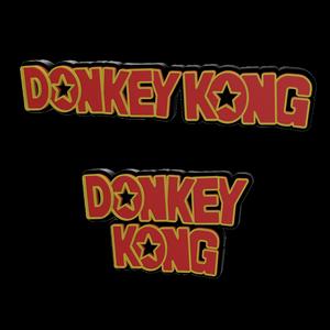 3D MULTICOLOR LOGO/SIGN - Donkey Kong  (Two Variations)