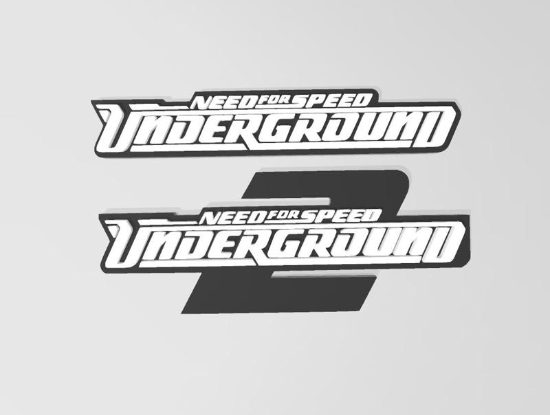 NEED FOR SPEED UNDERGROUND 1 & 2 LOGO