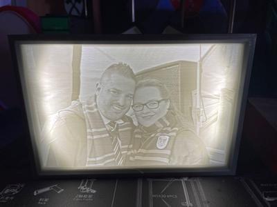 Lithophane frame