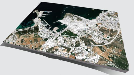 Cityscape Ibiza Balearic Islands Spain