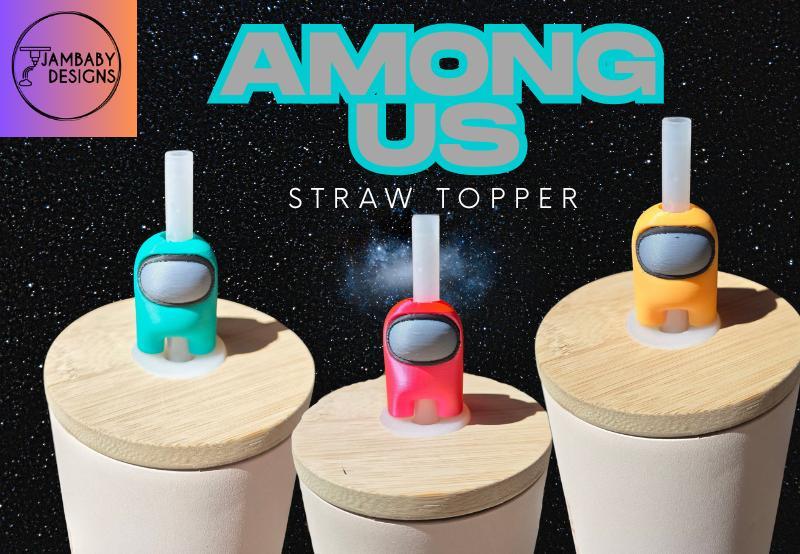 Among Us Straw Topper