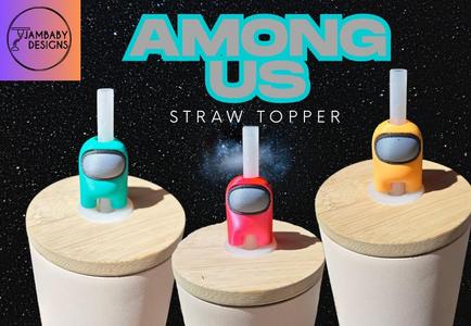 Among Us Straw Topper