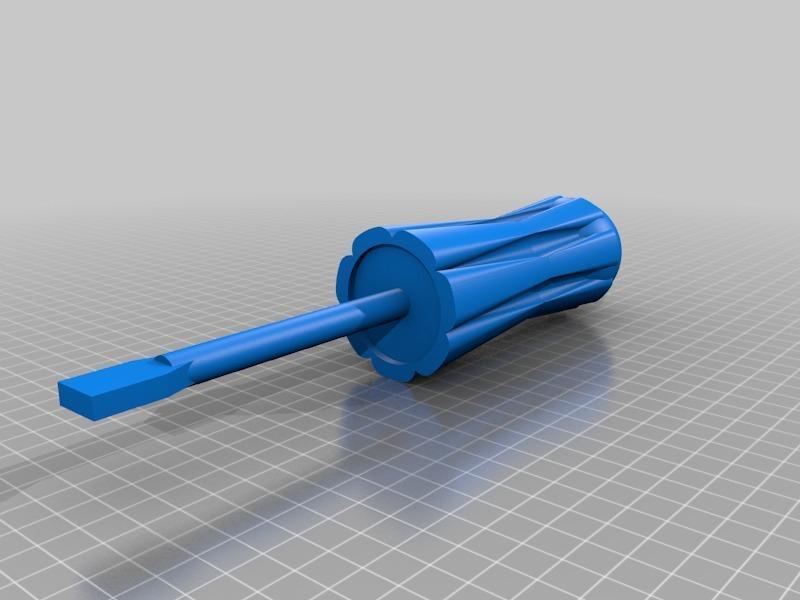 Flat head screwdriver