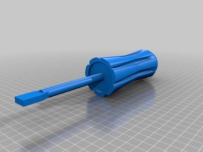 Flat head screwdriver