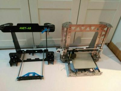 Frame de acero corte al laser 3mm Anet A8 (Modificacion de la Tatara) - 3mm Lasercutted Steel frame fot Anet A8 (Modificated Tatara)