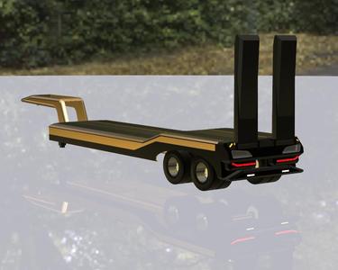 Heavy machinery semi-trailer for RC 1:14