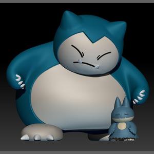 Pokemon Munchlax Snorlax