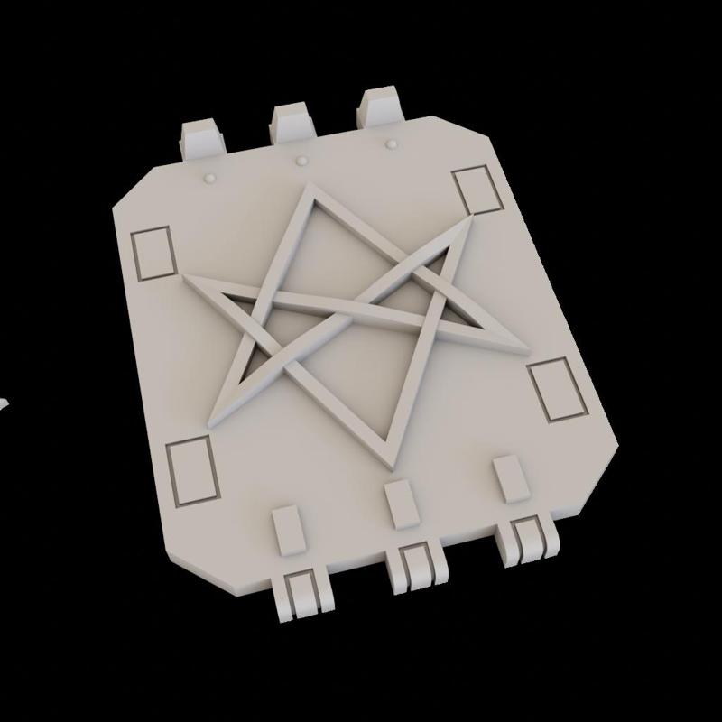 Land Raider or Spartan door (Dark Angels - Hexagrammaton)